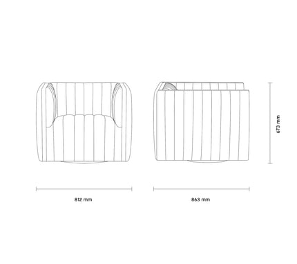 Victor Swivel Chair Specifications