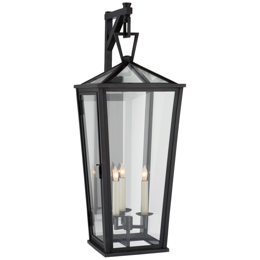 Large Tall Bracketed Wall Lantern Outdoor