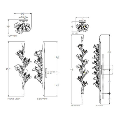 Aurora Stem Wall Sconce