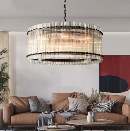 San Marc Handmade Glass Round Chandelier 60" Lamp body