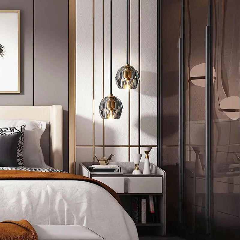 Bouble De Crystal Ball Pendant Lighting