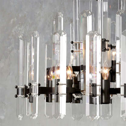 Bonnie Faceted Crystal Round Chandelier 24"