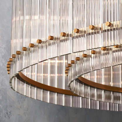 San Marc Handmade Glass Round Chandelier 60" Lamp body