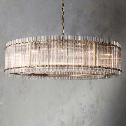 San Marc Handmade Glass Round Chandelier 60" Lamp body