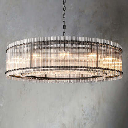 San Marc Handmade Glass Round Chandelier 60" Lamp body