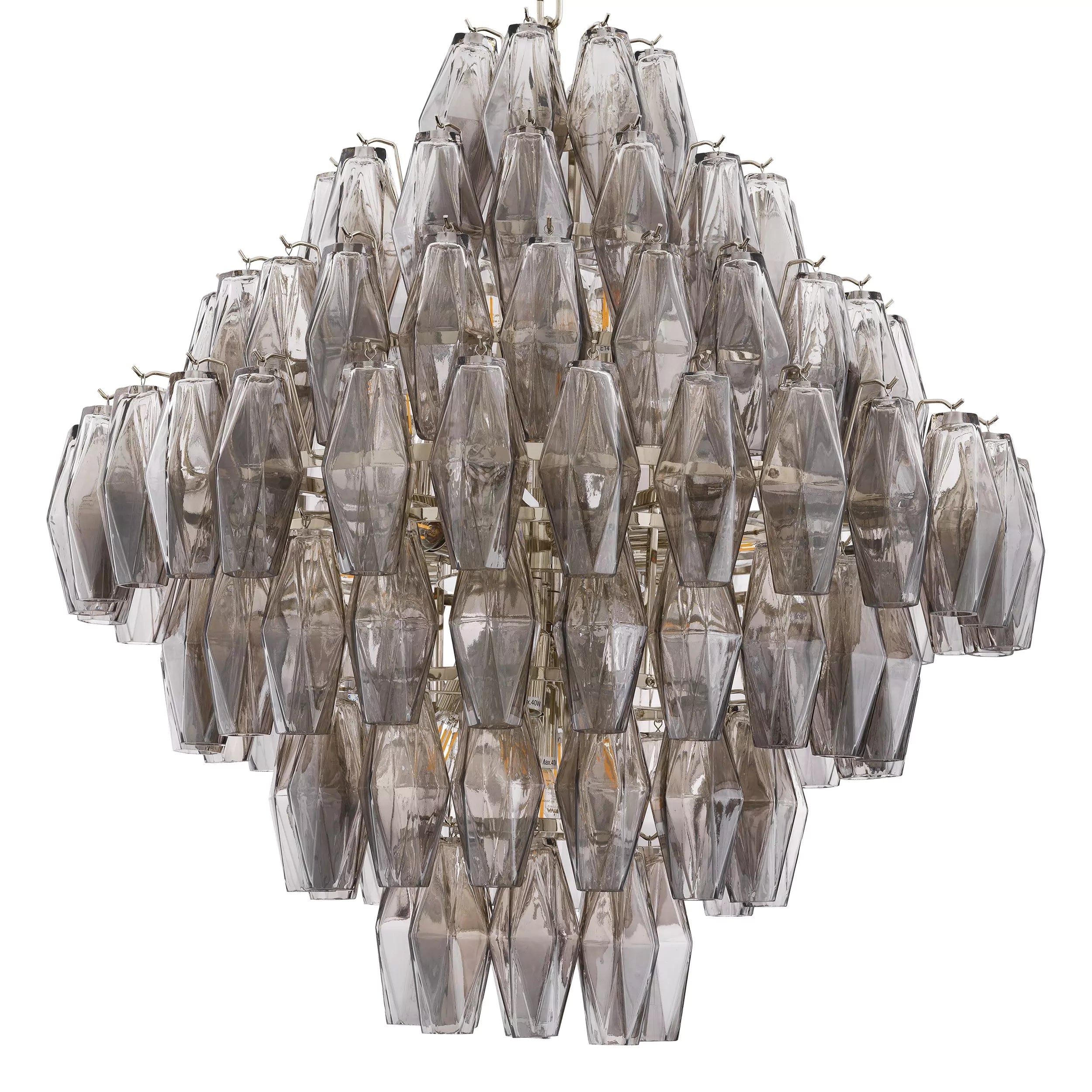 Chiara Glass L Modern Chandelier 