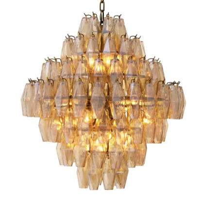 Chiara Glass L Modern Chandelier - Eichholtz