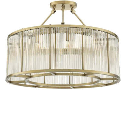 Bernardi Ceiling Lights[Single/Twin] - (Brass/Bronze/Nickel) 