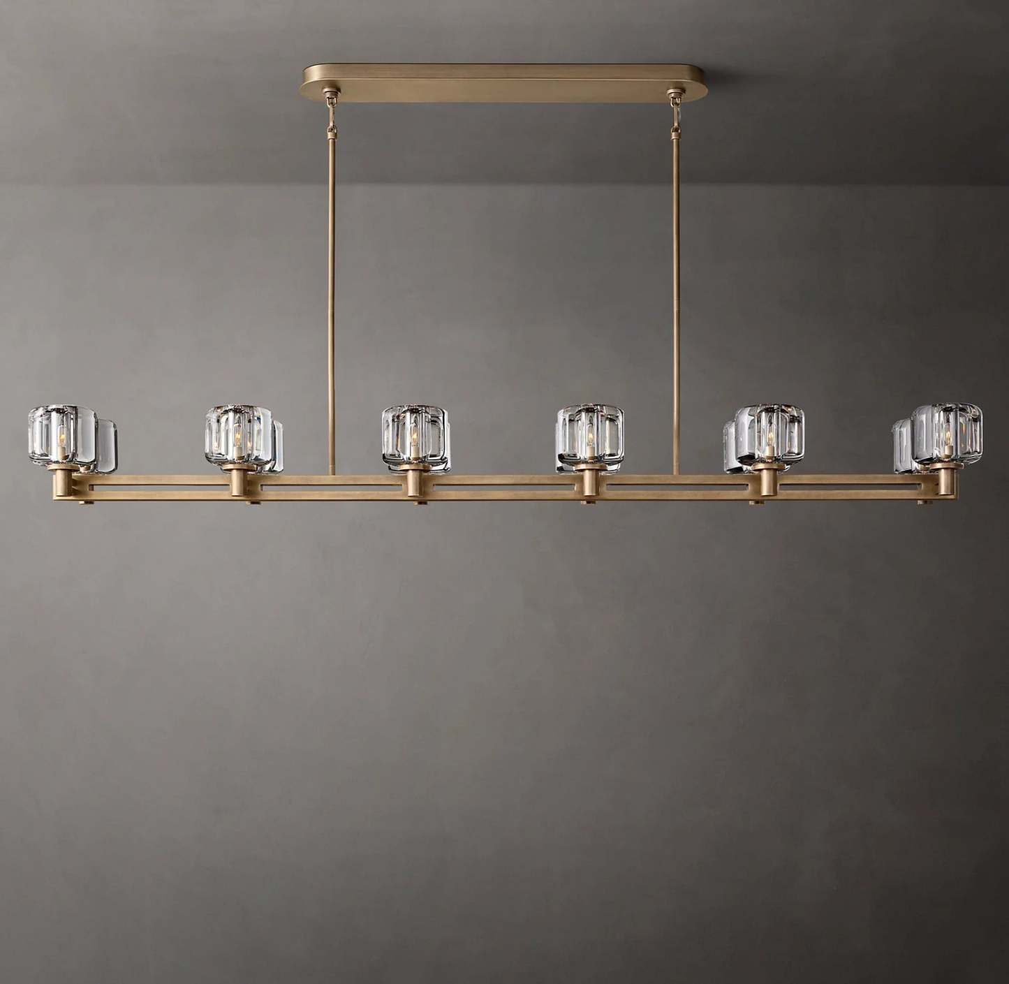 Dema Double Linear Chandelier 72''