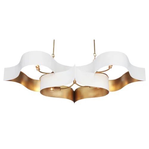 Classical Lotus 6-Light Chandelier