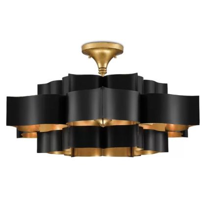Classical Lotus 6 Lights Chandelier