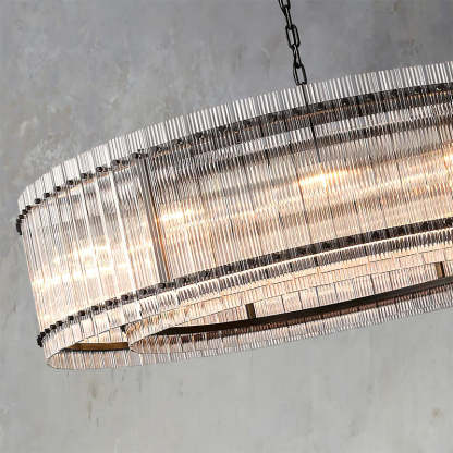 San Marc Handmade Glass Round Chandelier 60" Lamp body