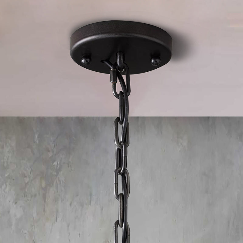 Halow Faceted Crystal Round Chandelier 19"