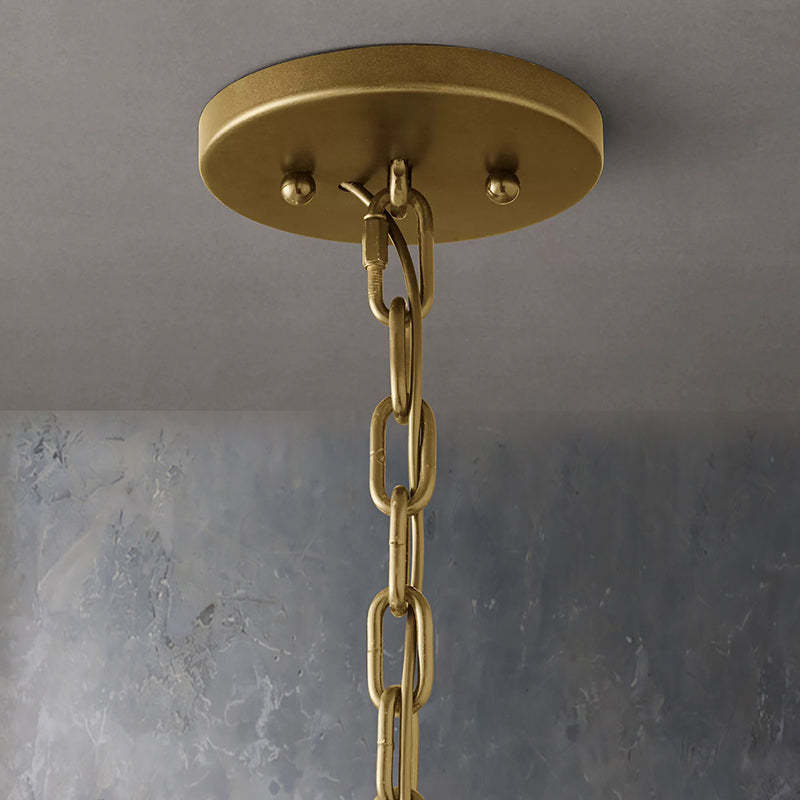 Halow Faceted Crystal Round Chandelier 19"