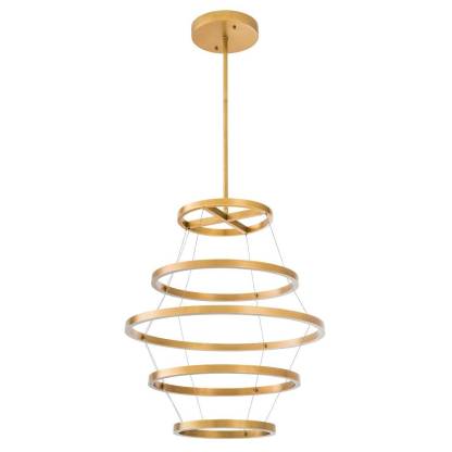 Elements Modern Brass Chandelier - [Brass]