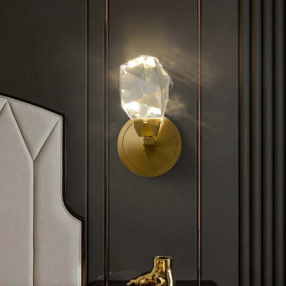Masonry Crystal Wall Sconce