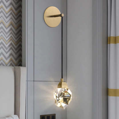 Masonry Crystal Wall Sconce