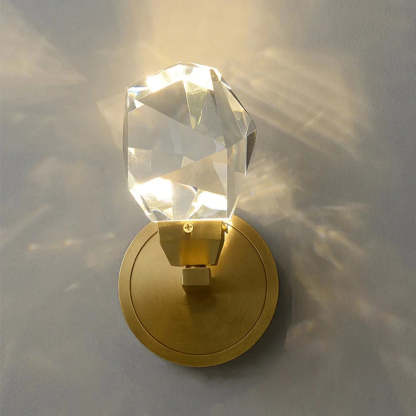Masonry Crystal Wall Sconce