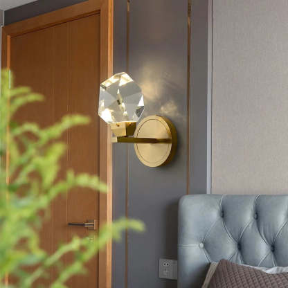 Masonry Crystal Wall Sconce