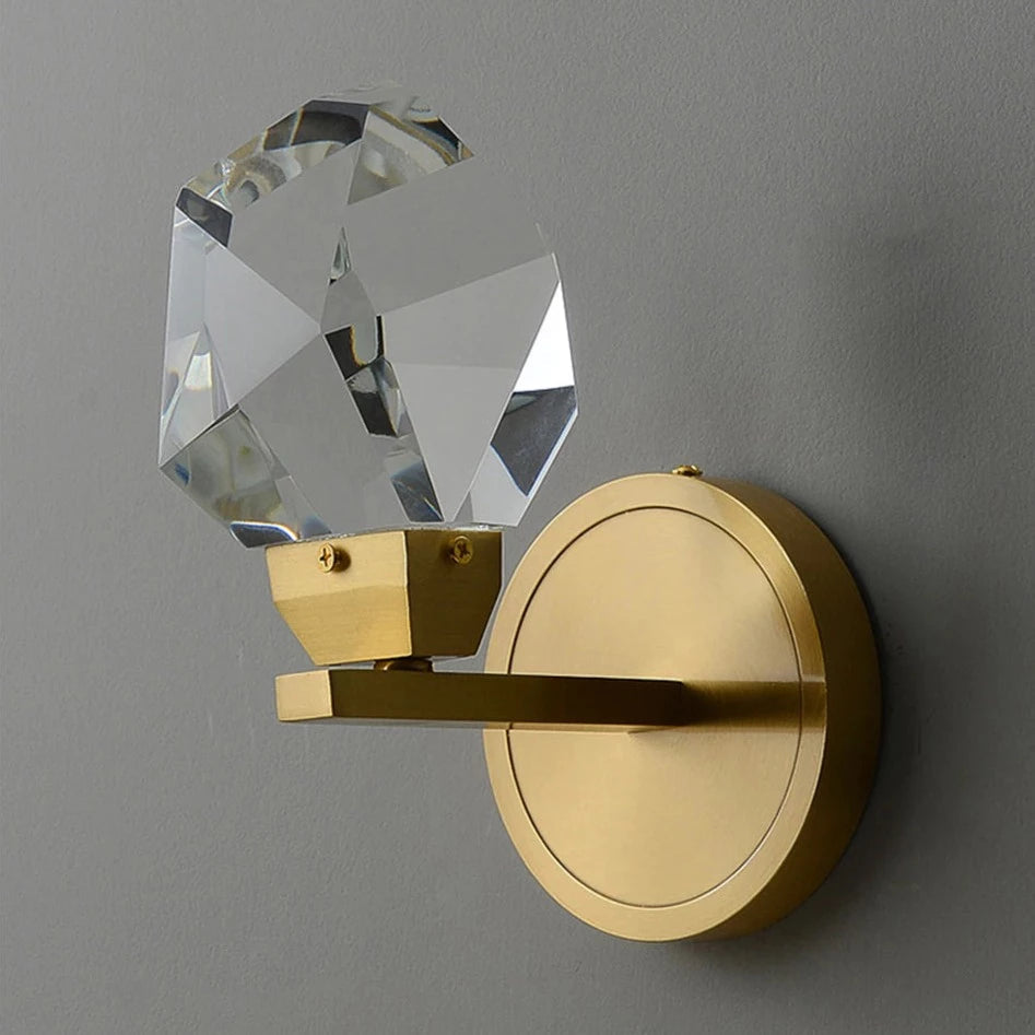 Masonry Crystal Wall Sconce