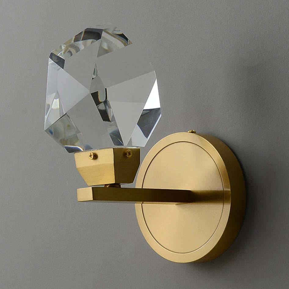 Masonry Crystal Wall Sconce