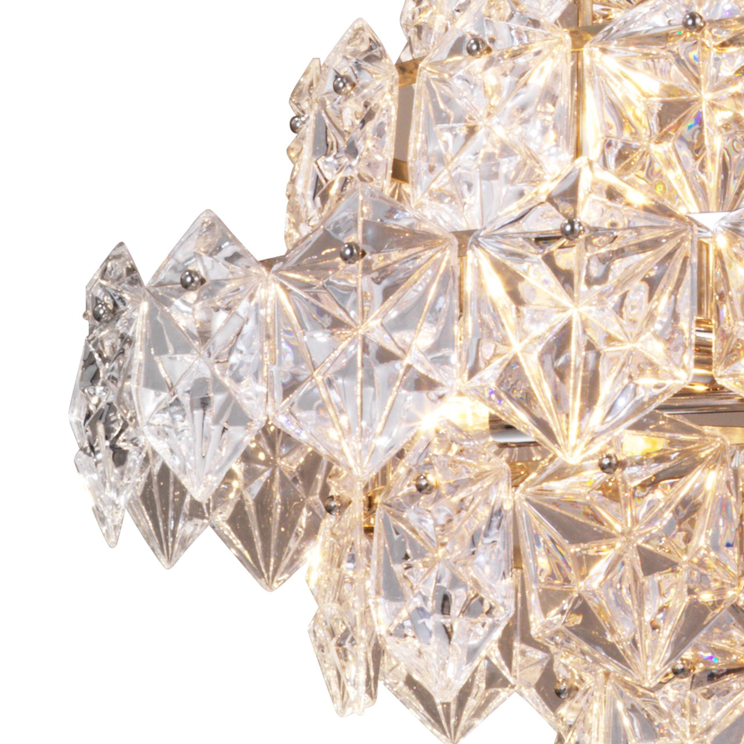 Hermitage L Modern Chandelier - [Nickel]