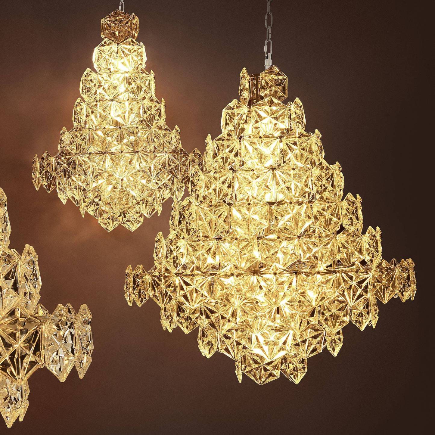 Hermitage S Modern Chandelier - [Nickel] 