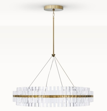 Pamela Round LED Crystal Chandelier