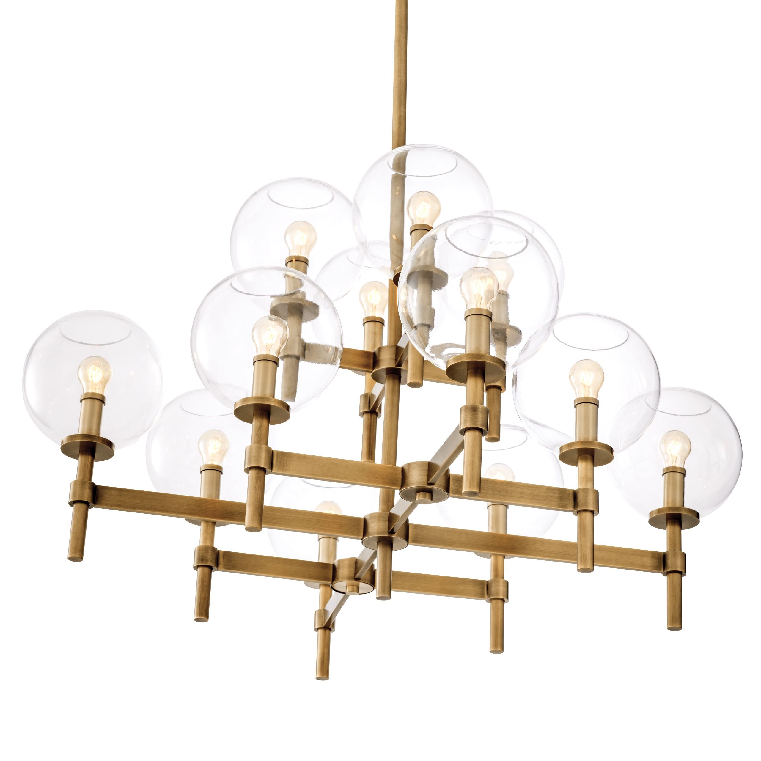 Jade Modern Brass Chandelier [S/T/L] - [Brass] 