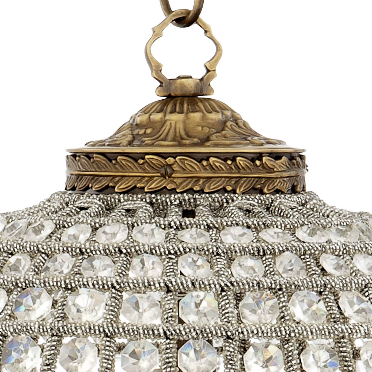 Kasbah Oval S Modern Brass Chandelier - [Brass] 
