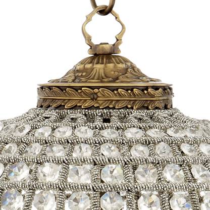 Kasbah Oval S Modern Brass Chandelier - [Brass] 