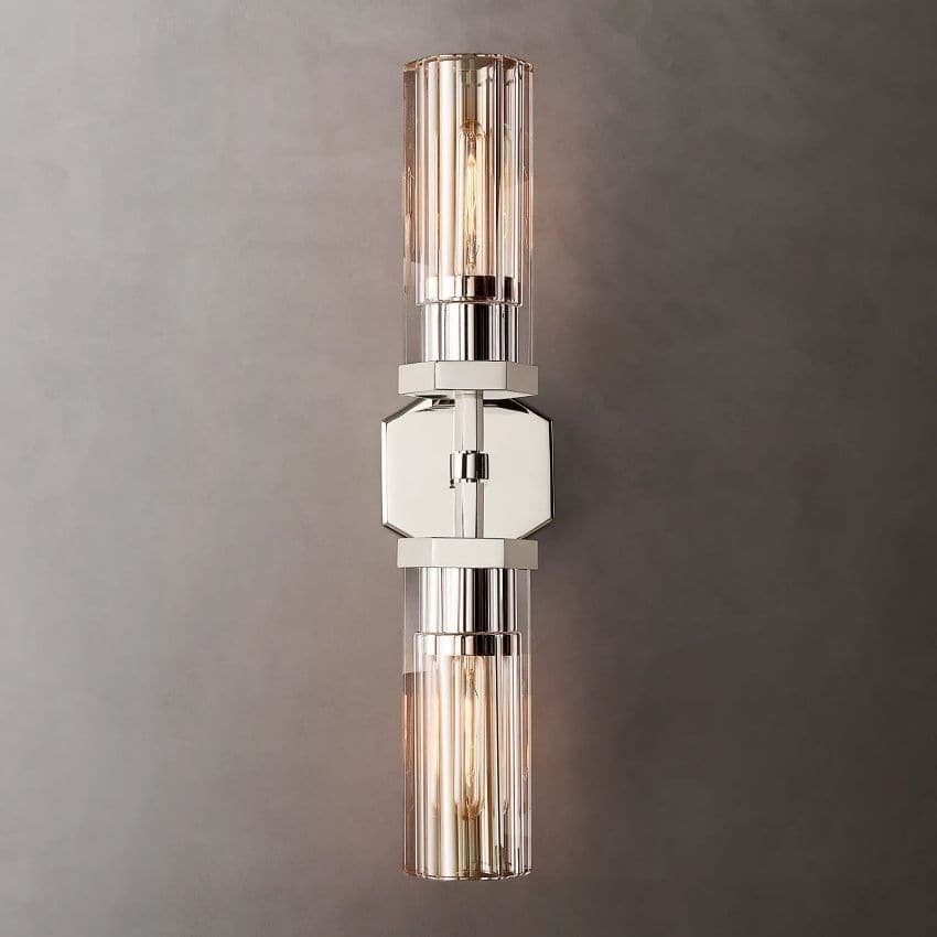 Lambeth Hexagonal Linear Wall Sconce 20”W