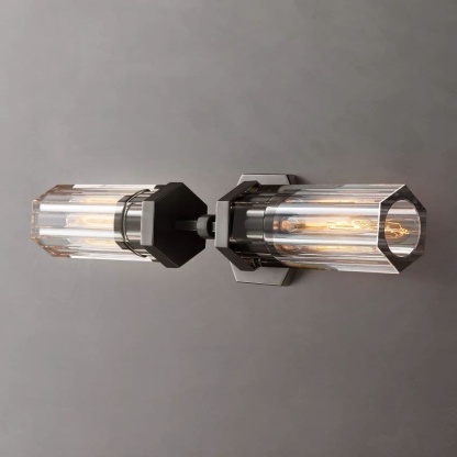 Lambeth Hexagonal Linear Wall Sconce 20”W