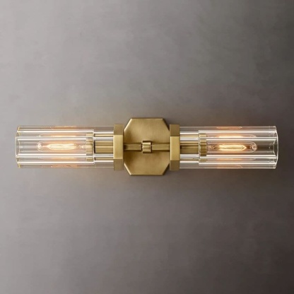 Lambeth Hexagonal Linear Wall Sconce 20”W