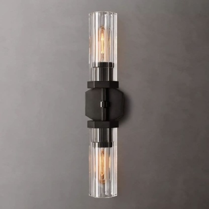 Lambeth Hexagonal Linear Wall Sconce 20”W