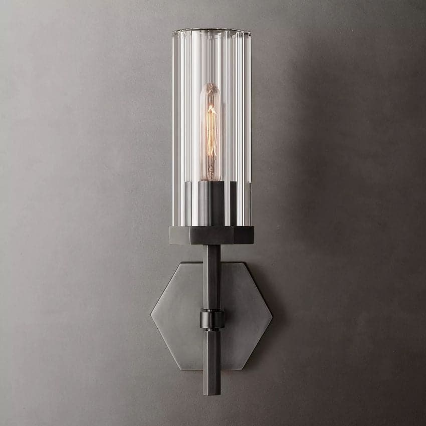 Lambeth Hexagonal Wall Sconce 14"H