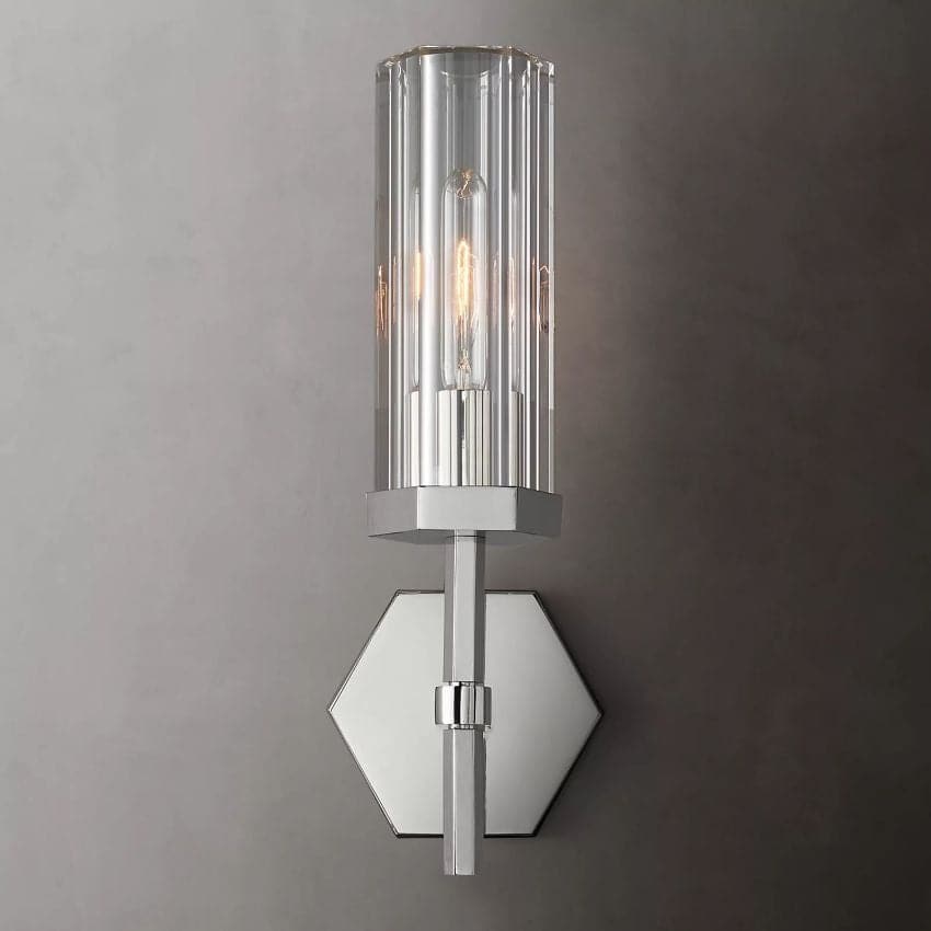 Lambeth Hexagonal Wall Sconce 14"H