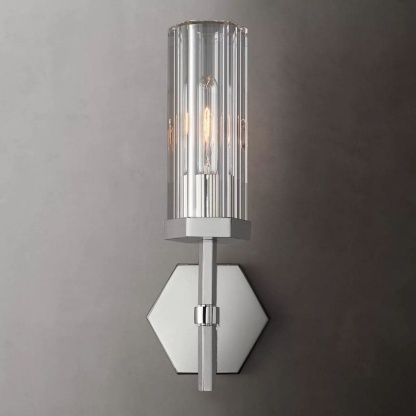 Lambeth Hexagonal Wall Sconce 14"H
