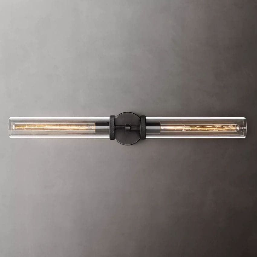 Lambeth Knurled Grand Linear Wall Sconce 31"W