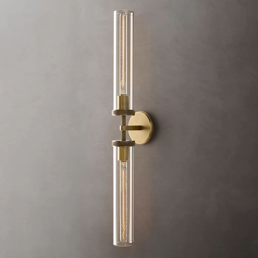 Lambeth Knurled Grand Linear Wall Sconce 31"W