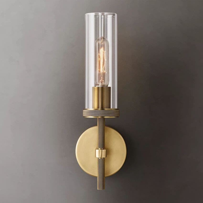 Lambeth Knurled Wall Sconce 14"H