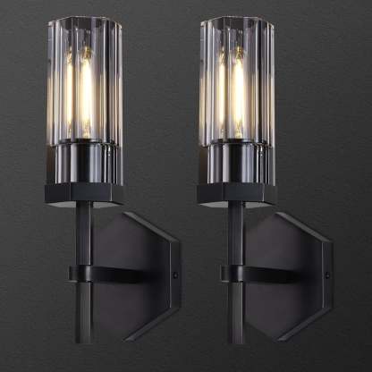 Lambert Polygonal Crystal Series Wall Sconce