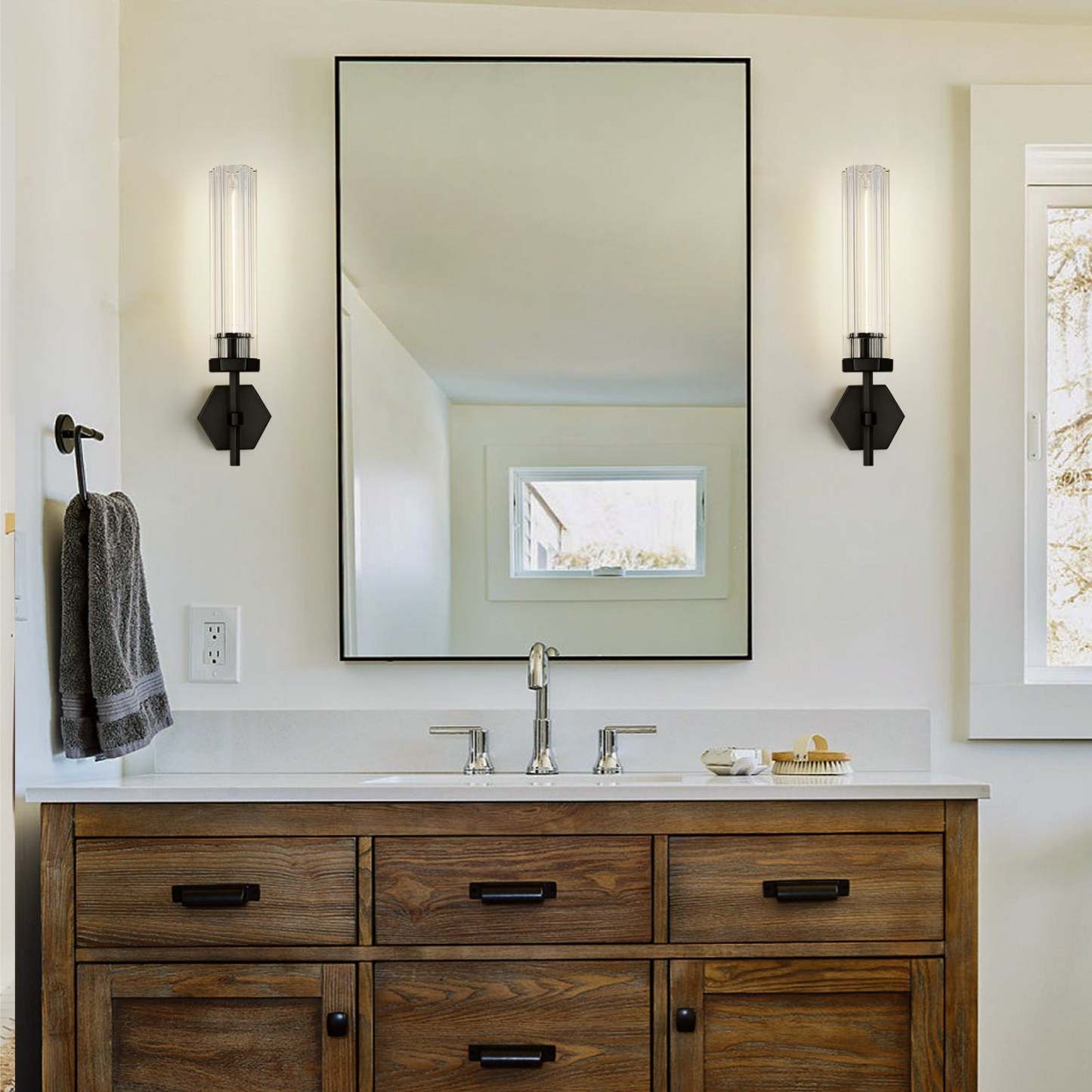 Lambert Polygonal Crystal Series Wall Sconce