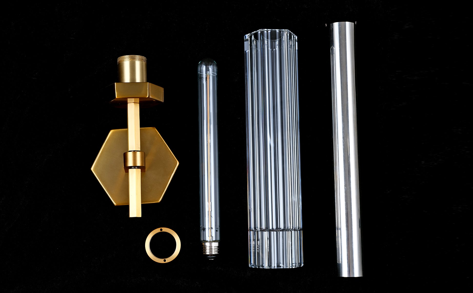 Lambert Polygonal Crystal Series Wall Sconce