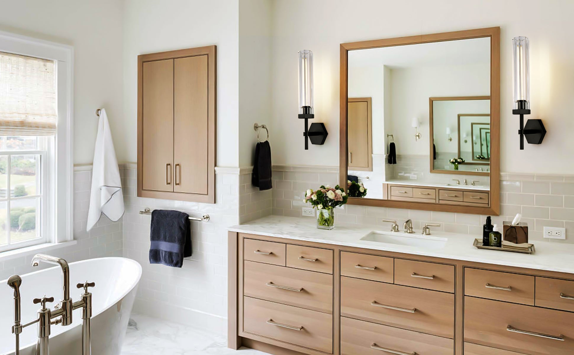 Lambert Polygonal Crystal Series Wall Sconce