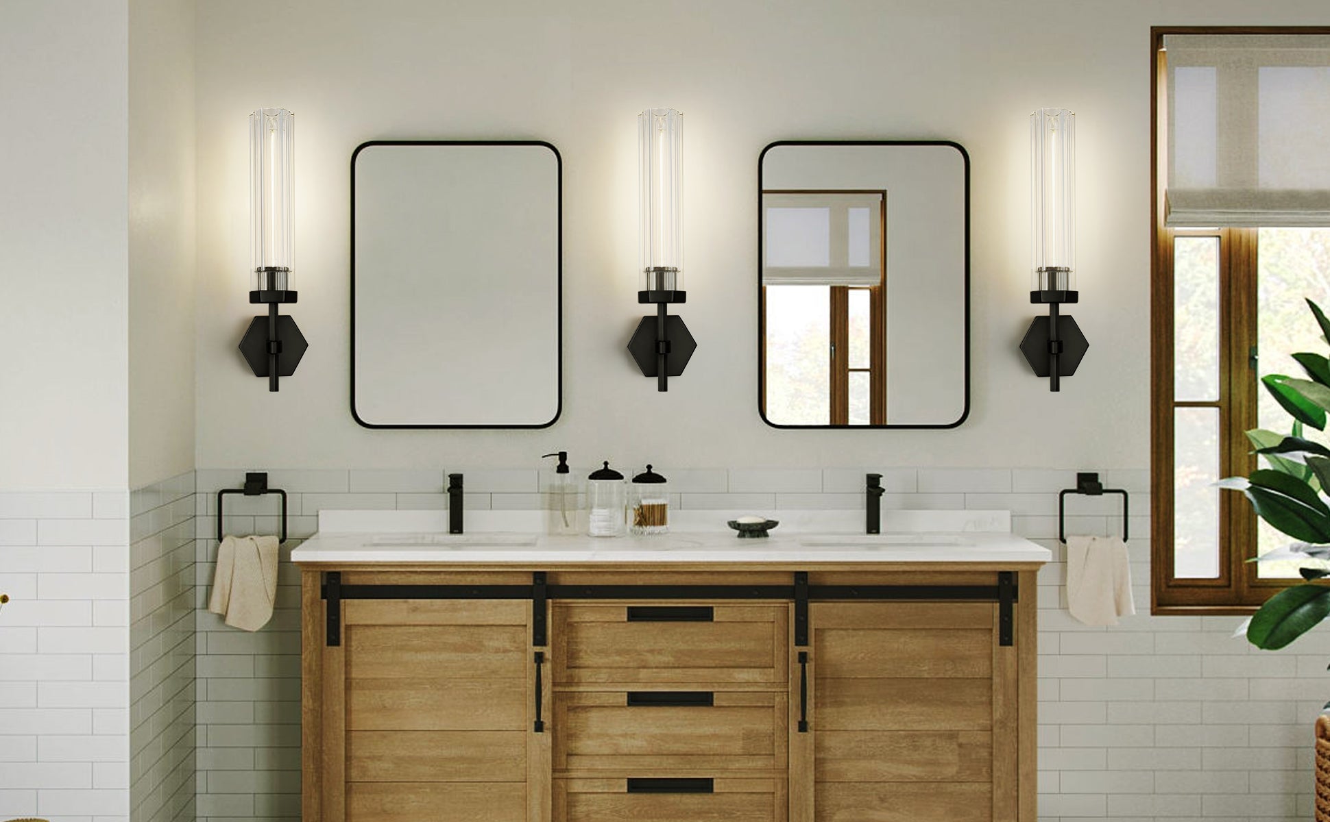 Lambert Polygonal Crystal Series Wall Sconce