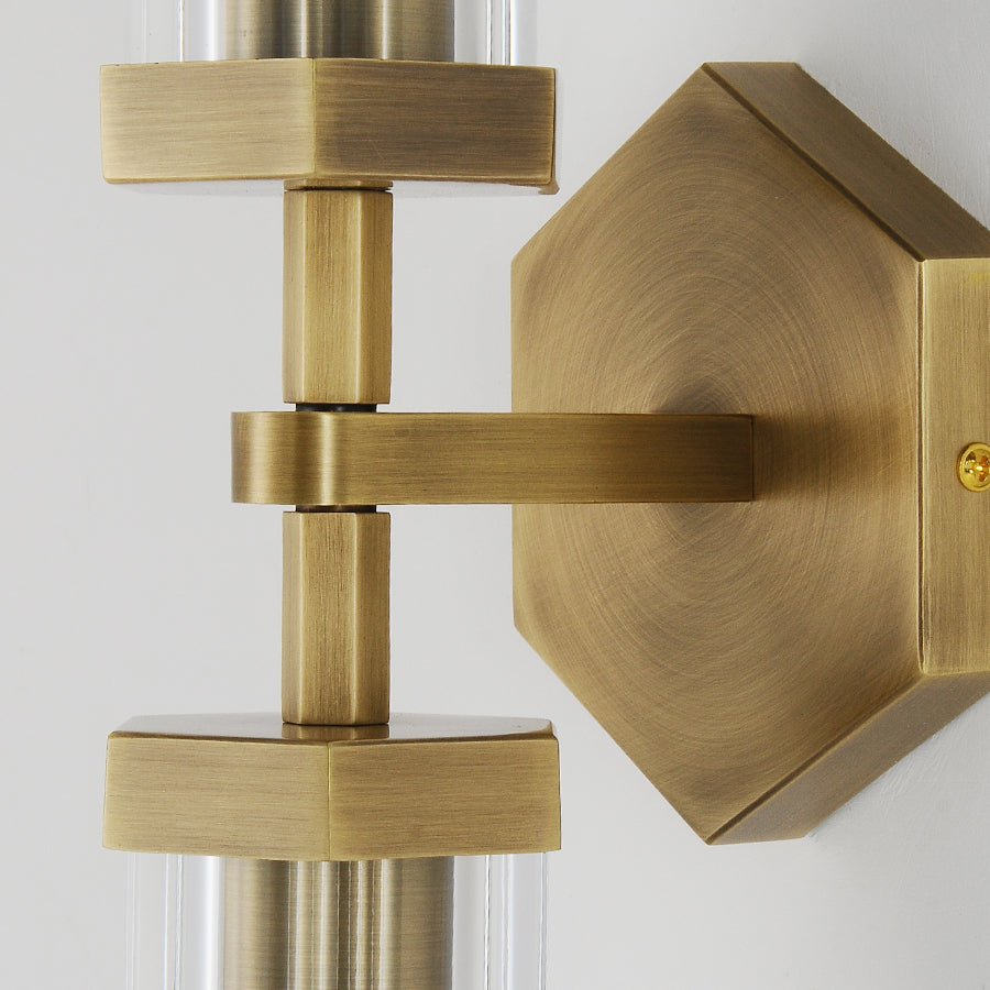 Lambert Polygonal Crystal Series Wall Sconce