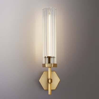 Lambert Polygonal Crystal Series Wall Sconce