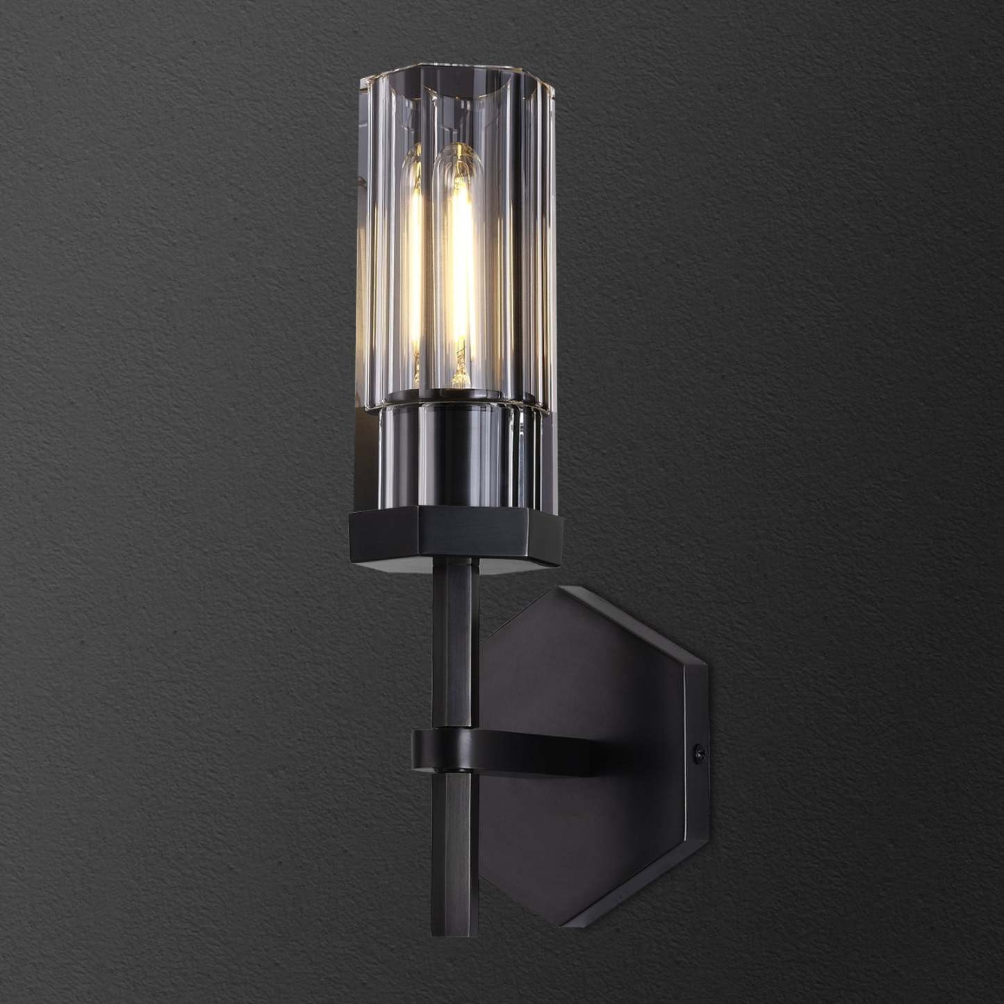 Lambert Polygonal Crystal Series Wall Sconce
