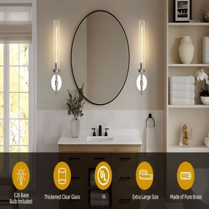 Lambert Round Shade Glass Series Wall Sconce